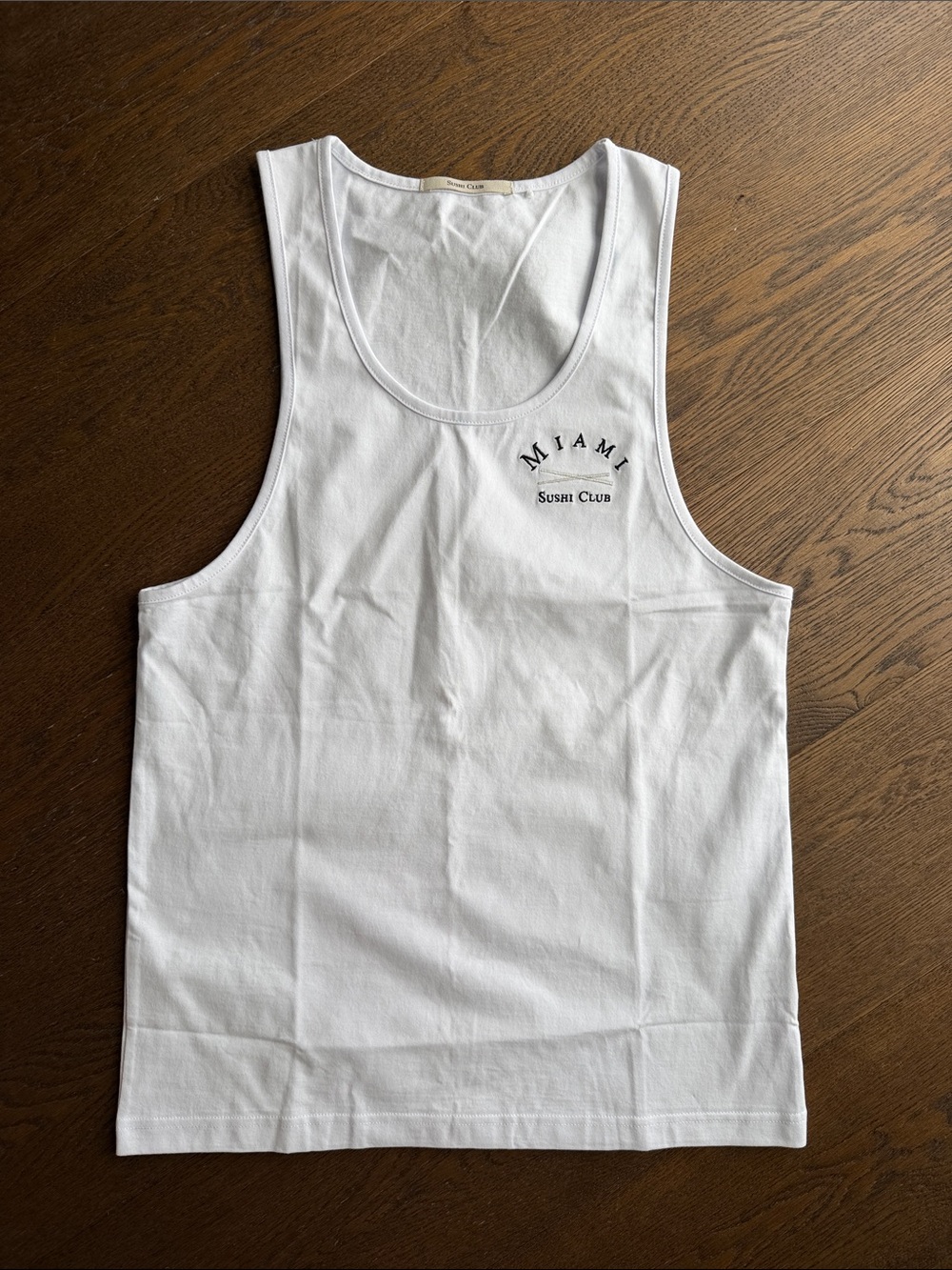 Brand New Miami Sushi Club White Tank Top Small SOLDOUT
